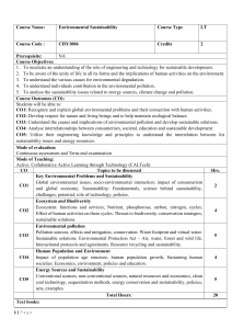 CHY1006 ENVIRONMENTAL-SUSTAINABILITY LT 1.1 1 CHY1006-Environmental Sustainability