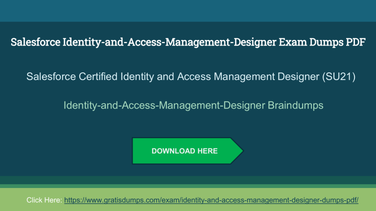 Identity-and-Access-Management-Designer Valid Braindumps Ppt