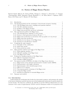 Higgs Boson Physics: Status, Couplings, and New Physics Models