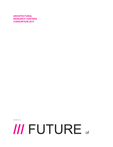 Future of Architectural Research 2015