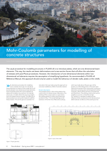 Mohr-Coulomb Concrete Modeling in PLAXIS: Tunnel Case Study