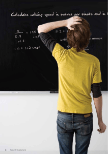 Exploring mathematical competencies