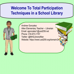 Total Participation Techniques and Kagan Cooperative Learning Structures