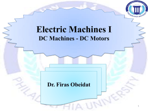 7 DC machimes- DC motors