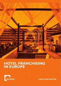 Hotel Franchising in Europe