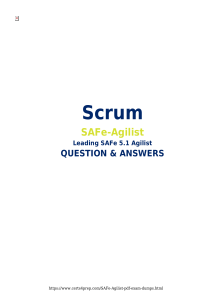 Getting recently updated SAFe-Agilist pdf exam dumps questions