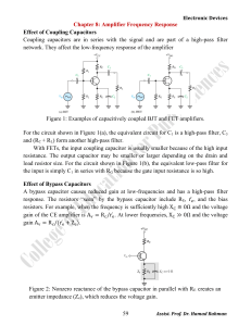 freq response of bjt