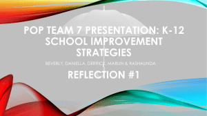 School Improvement Strategies