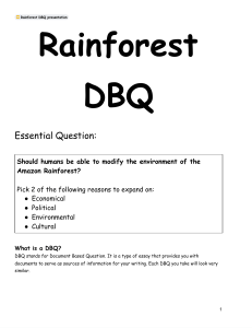 Rainforest DBQ Student packet - Google Docs