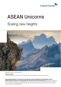 211006 Credit Suisse ASEAN Unicorns
