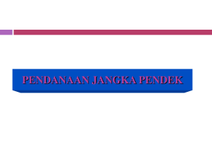 Pendanaan Jangka Pendek