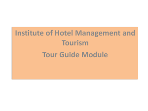 Tour guide module