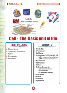 Cell-The Unit of Life