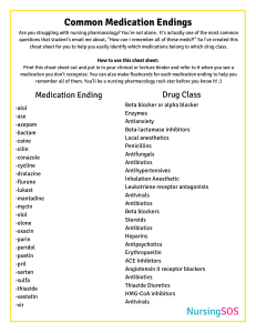 Common-Medication-Endings-and-their-Classes