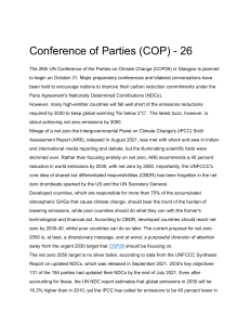 Conference of Parties