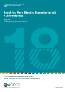 Imagining More Effective Humanitarian Aid October 2014