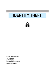 research paper identity theft