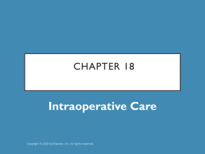 Intra operative care Chapter 18 PPT