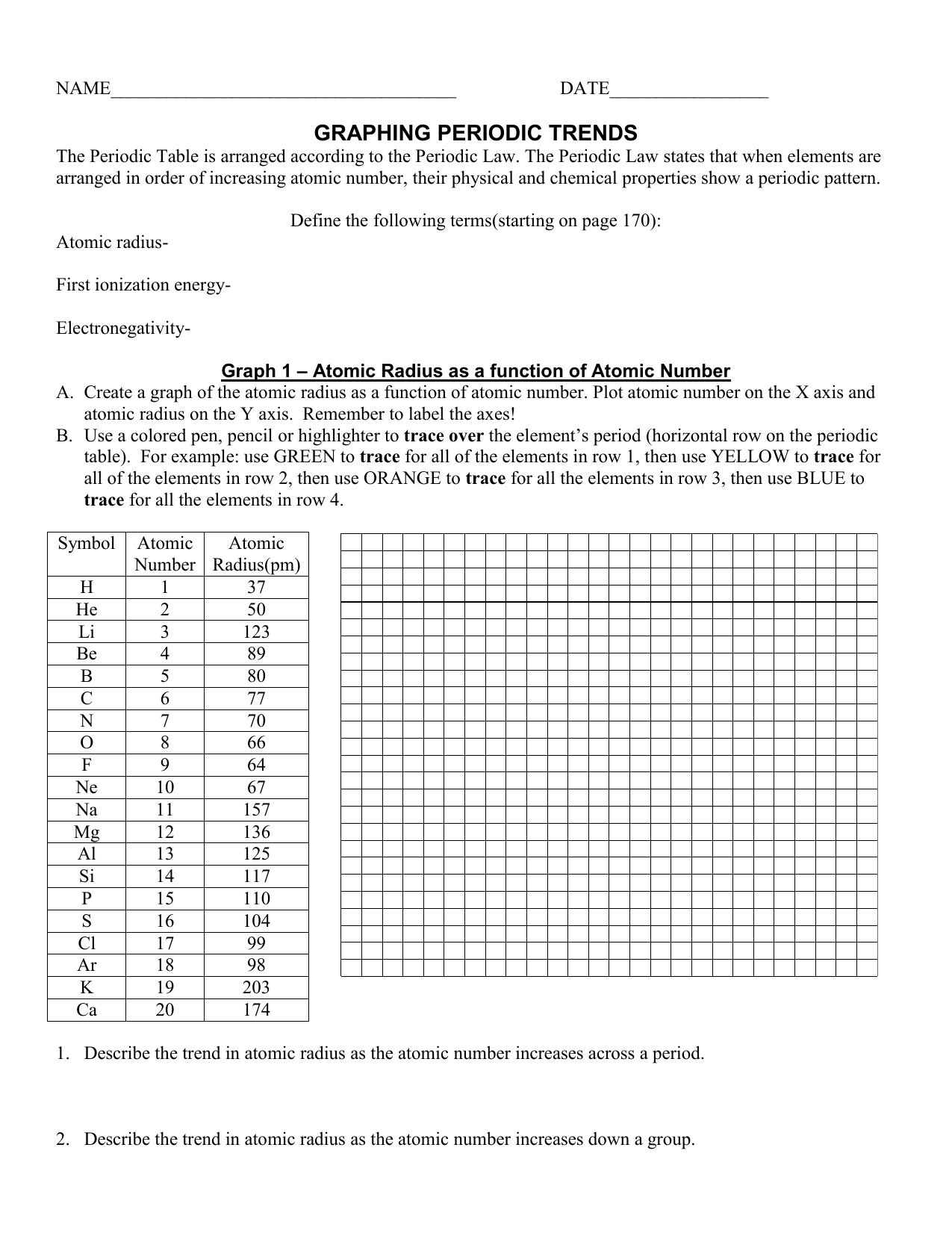 periodic-trends-worksheet-answer-key