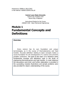 Module 1. 3100 Fundamental Concepts