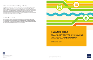 Cambodia Transport Sector Assessment & Road Map