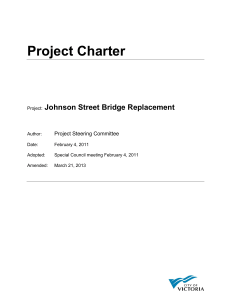 Johnson Street Bridge Replacement Project Charter