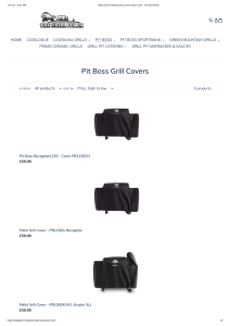 Best online Pit Boss Grill Covers - The Grill Pit