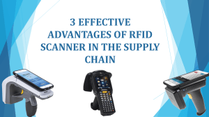 3 Effective Advantages of RFID Scanner in the Supply Chain