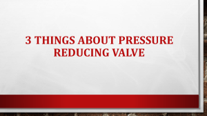 3 Things About Pressure Reducing Valve