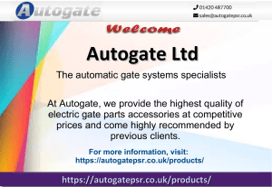 Electric Gate Parts Accessories In Portsmouth