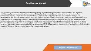 Small Arms Market: Growth Analysis, Trends and Scope Till 2030