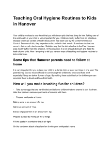 Teaching Oral Hygiene Routines to Kids in Hanover (1)