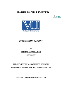 Seemab Alam Haider Internship Report 202