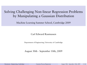 Gaussian Process Regression: Solving Non-linear Problems