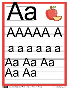 Alphabet Trace and Write (1)