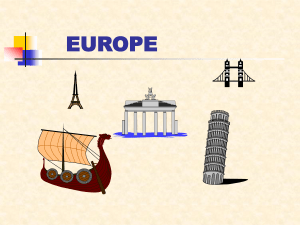 Europe Geography