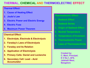 2 thermal chemical effect