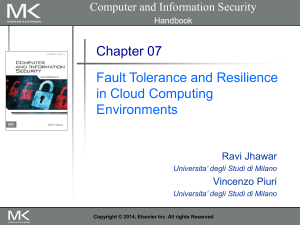 Chapter 1 Fault Tolerance and Resilience in Cloud Computing Environments