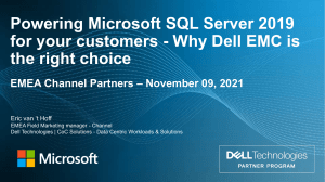 Powering Microsoft SQL Server 2019