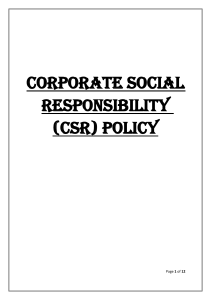 CSR-Policy