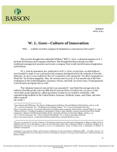 Gore Case Study Harvard BAB698-PDF-ENG