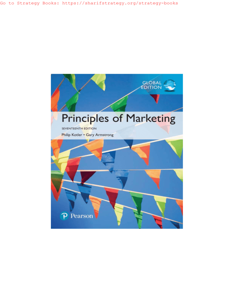 Principle of Marketing