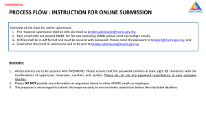 Instructions for the Online Submission