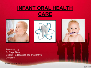 infant oral care