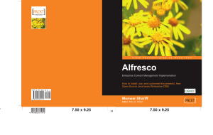 Alfresco  Enterprise Content Management Implementation