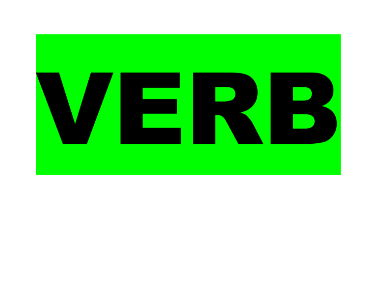 Is Created A Verb