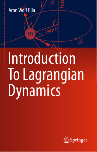 Aron Wolf Pila - Introduction To Lagrangian Dynamics-Springer International Publishing (2020)