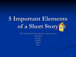 5 Elements of a Short Story