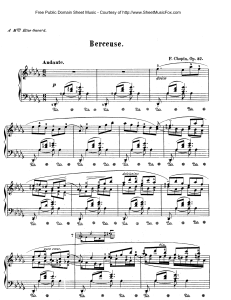 Chopin - Berceuse op57