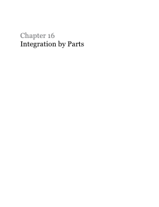 PR Integration by Parts